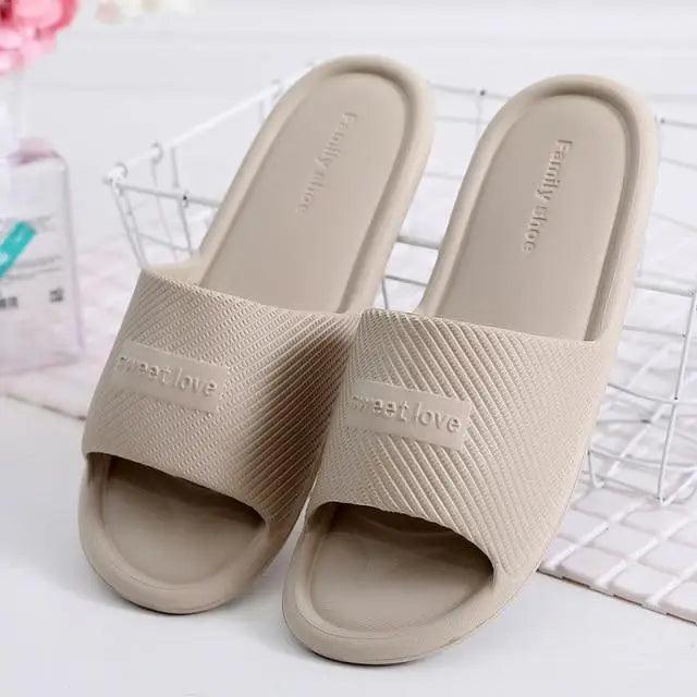 Cool New Slippers Women Summer Flip Flops Indoor Slippers Unique Design House Bathroom Non-slip Soft Flip Flops For Women Stevvex