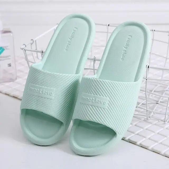 Cool New Slippers Women Summer Flip Flops Indoor Slippers Unique Design House Bathroom Non-slip Soft Flip Flops For Women Stevvex