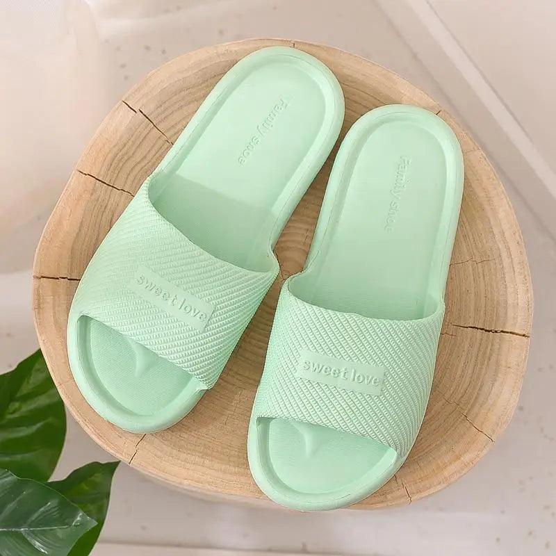 Cool New Slippers Women Summer Flip Flops Indoor Slippers Unique Design House Bathroom Non-slip Soft Flip Flops For Women Stevvex