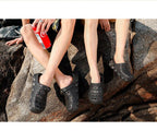 Cool Slippers Summer Hole Shoes Rubber Clogs Men Garden Shoes Gray Beach Flat Summer Beach Sandals Adjustable Slide Garden Shoes Lightweight Nonslip Clogs Stevvex