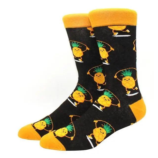 Cool Sock Astronaut Pattern Winter Socks For Men Thick Long Funny Socks Colorful Designs For Your Outfit Stevvex