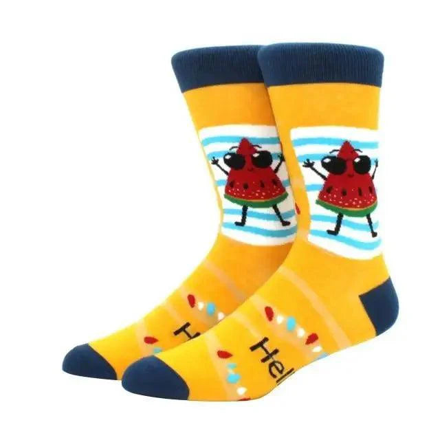 Cool Sock Astronaut Pattern Winter Socks For Men Thick Long Funny Socks Colorful Designs For Your Outfit Stevvex