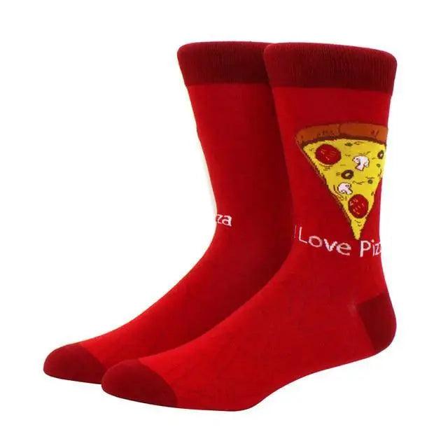 Cool Sock Astronaut Pattern Winter Socks For Men Thick Long Funny Socks Colorful Designs For Your Outfit Stevvex