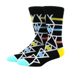 Cool Sock Astronaut Pattern Winter Socks For Men Thick Long Funny Socks Colorful Designs For Your Outfit Stevvex