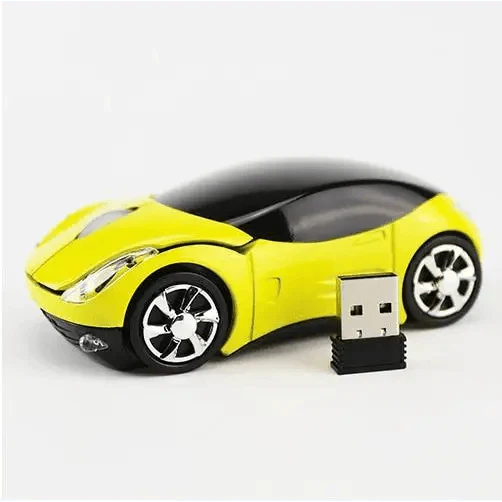 Cool Sport Car Wireless Mouse 3D  Shape Ergonomic Optical Mice Stylish USB Receiver Mouse For Laptop And Computer Stevvex
