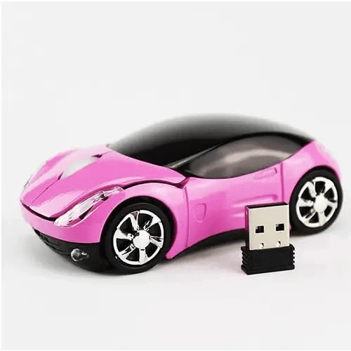 Cool Sport Car Wireless Mouse 3D  Shape Ergonomic Optical Mice Stylish USB Receiver Mouse For Laptop And Computer Stevvex