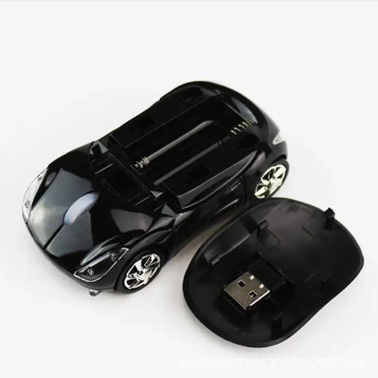 Cool Sport Car Wireless Mouse 3D  Shape Ergonomic Optical Mice Stylish USB Receiver Mouse For Laptop And Computer Stevvex