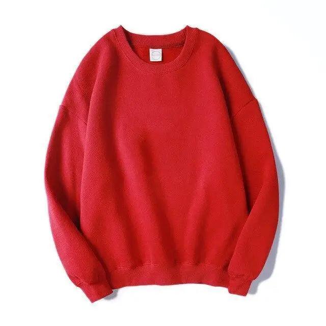 Cool Sweatshirts Men Streetwear Solid Pullover Sweatshirt For Men Sweatshirts for Women Casual Long Sleeve Round Neck Sweatshirts Stevvex