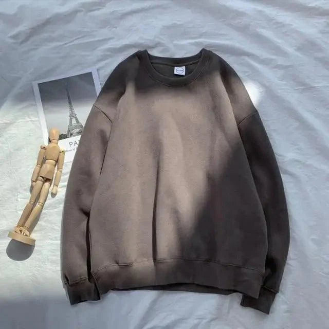 Cool Sweatshirts Men Streetwear Solid Pullover Sweatshirt For Men Sweatshirts for Women Casual Long Sleeve Round Neck Sweatshirts Stevvex