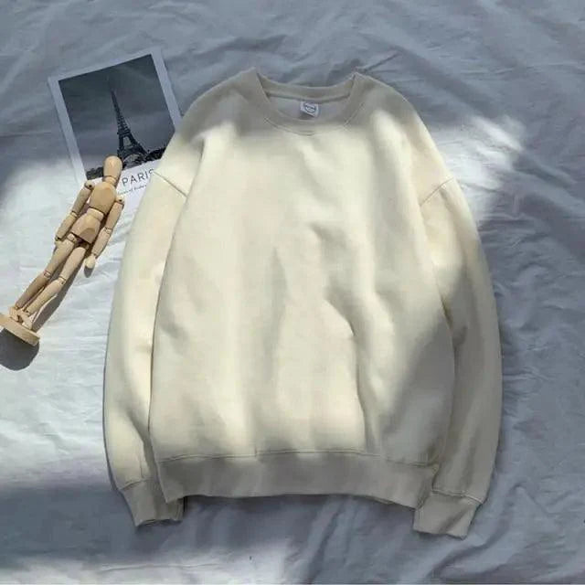 Cool Sweatshirts Men Streetwear Solid Pullover Sweatshirt For Men Sweatshirts for Women Casual Long Sleeve Round Neck Sweatshirts Stevvex