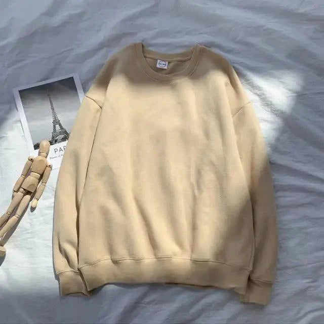 Cool Sweatshirts Men Streetwear Solid Pullover Sweatshirt For Men Sweatshirts for Women Casual Long Sleeve Round Neck Sweatshirts Stevvex