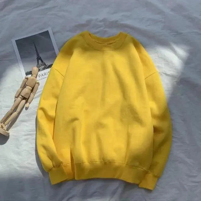 Cool Sweatshirts Men Streetwear Solid Pullover Sweatshirt For Men Sweatshirts for Women Casual Long Sleeve Round Neck Sweatshirts Stevvex