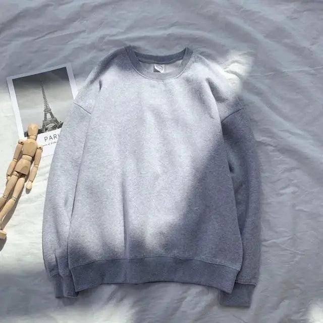 Cool Sweatshirts Men Streetwear Solid Pullover Sweatshirt For Men Sweatshirts for Women Casual Long Sleeve Round Neck Sweatshirts Stevvex