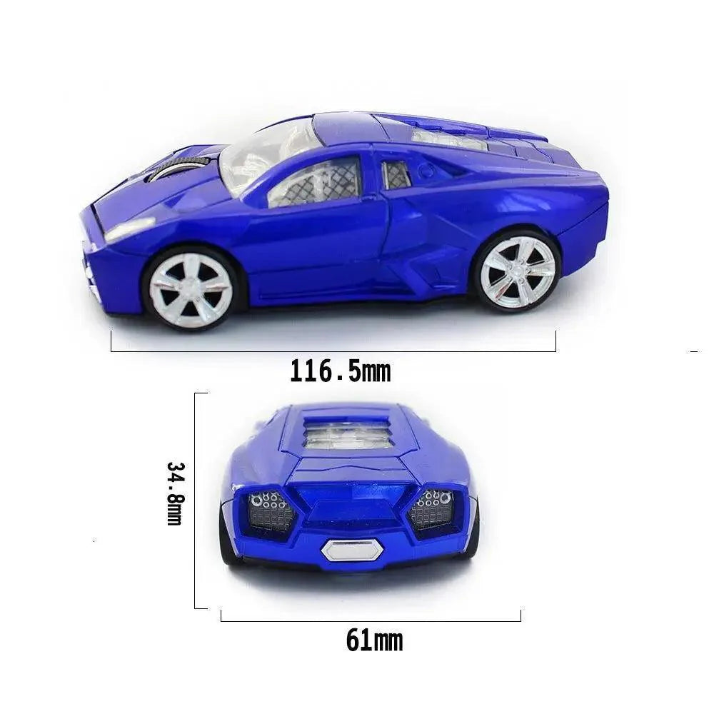 Cool Wireless Gaming Mice 2.4Ghz USB Receiver Wireless Sports Car Mouse Fashion 1600DPI Ergonomic 3D Mini Mice For PC Laptop Stevvex