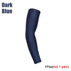 Cooling Arm Sleeves For Men Women Outdoor UV Protection Sports Sleeves For Basketball Football Volleyball Cycling  UV Protection Cooling Arm Sleeves Sunblock Long Sun Sleeves Hands Arm Covers Long Sleeve For Outdoor Activity