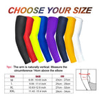 Cooling Arm Sleeves For Men Women Outdoor UV Protection Sports Sleeves For Basketball Football Volleyball Cycling  UV Protection Cooling Arm Sleeves Sunblock Long Sun Sleeves Hands Arm Covers Long Sleeve For Outdoor Activity