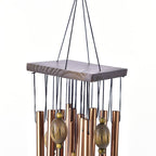 Copper Wind Chimes Bells Copper Tubes Metal Pipe Wind Chimes Rust-Proof Copper Wind Chimes For Garden Patio Yard And Home Decoration Door Hanging Ornament Outdoor Yard Garden Home Stevvex
