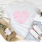 Coquette Bow Heart Tee Peachy Sunday