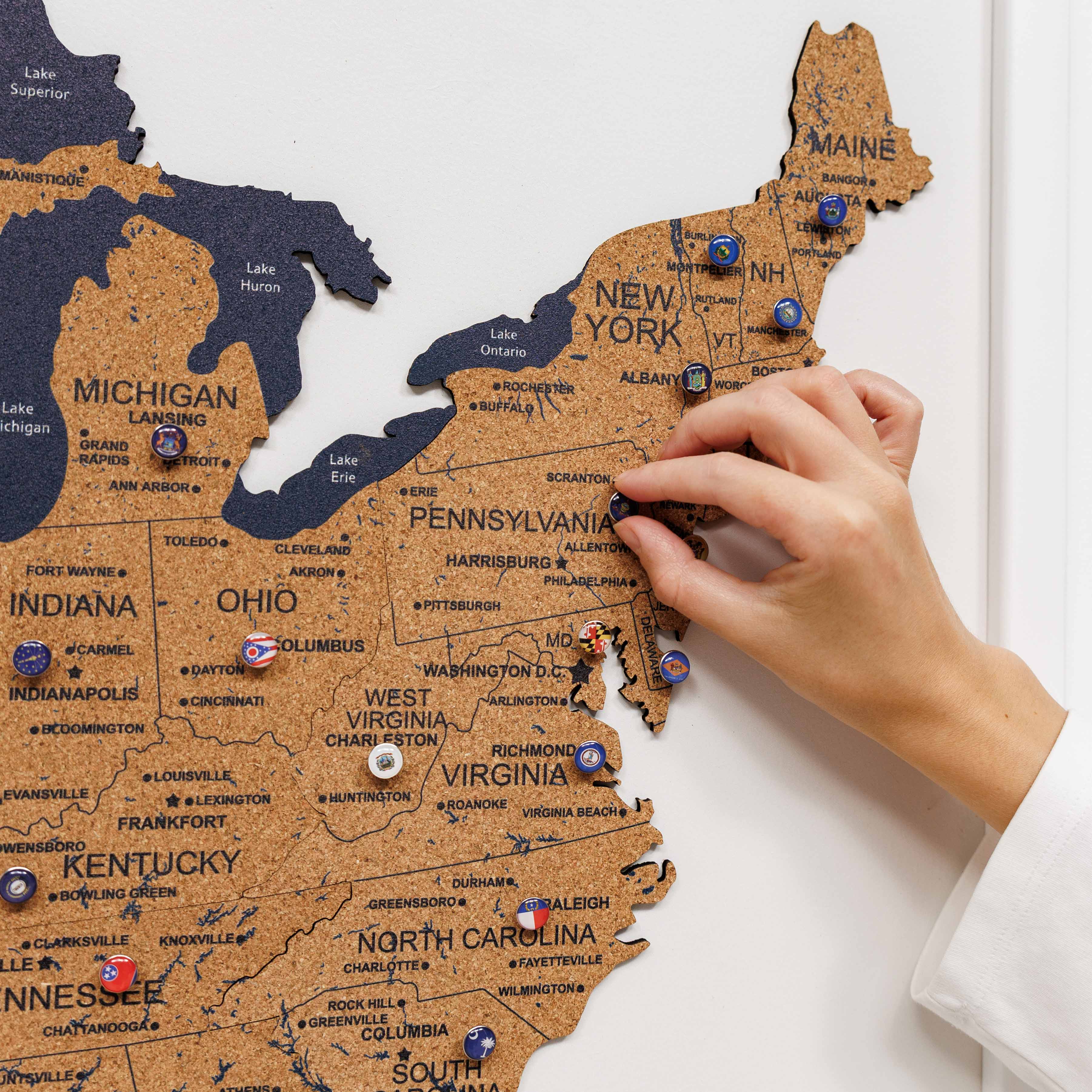 Cork USA Maps - SJB-DIAMOND ELITES