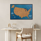 Cork USA Maps - SJB-DIAMOND ELITES