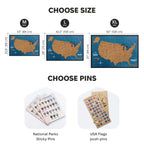Cork USA Maps - SJB-DIAMOND ELITES