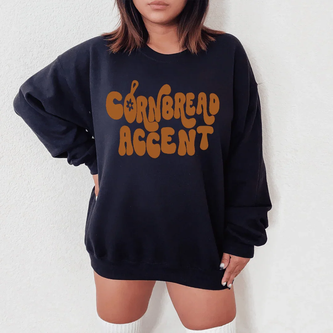 Cornbread Accent Sweatshirt Peachy Sunday