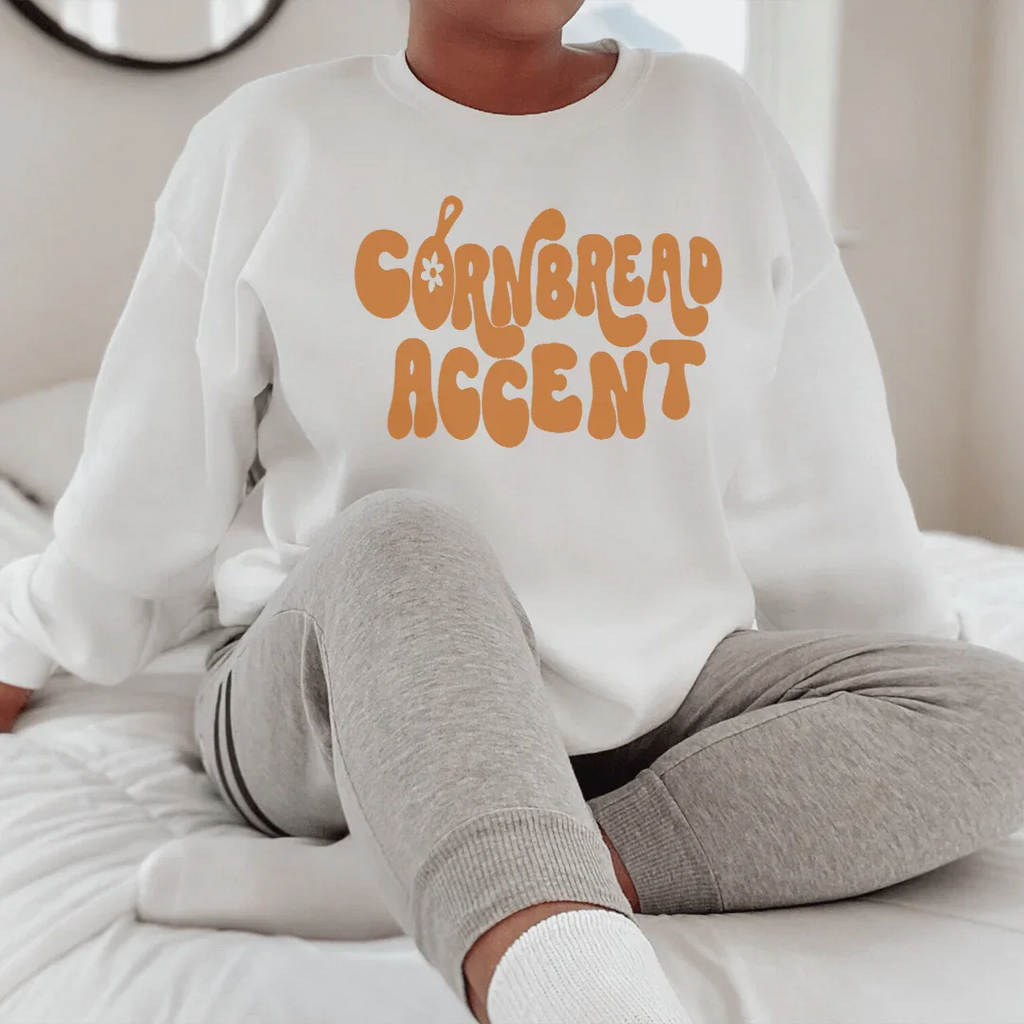 Cornbread Accent Sweatshirt Peachy Sunday