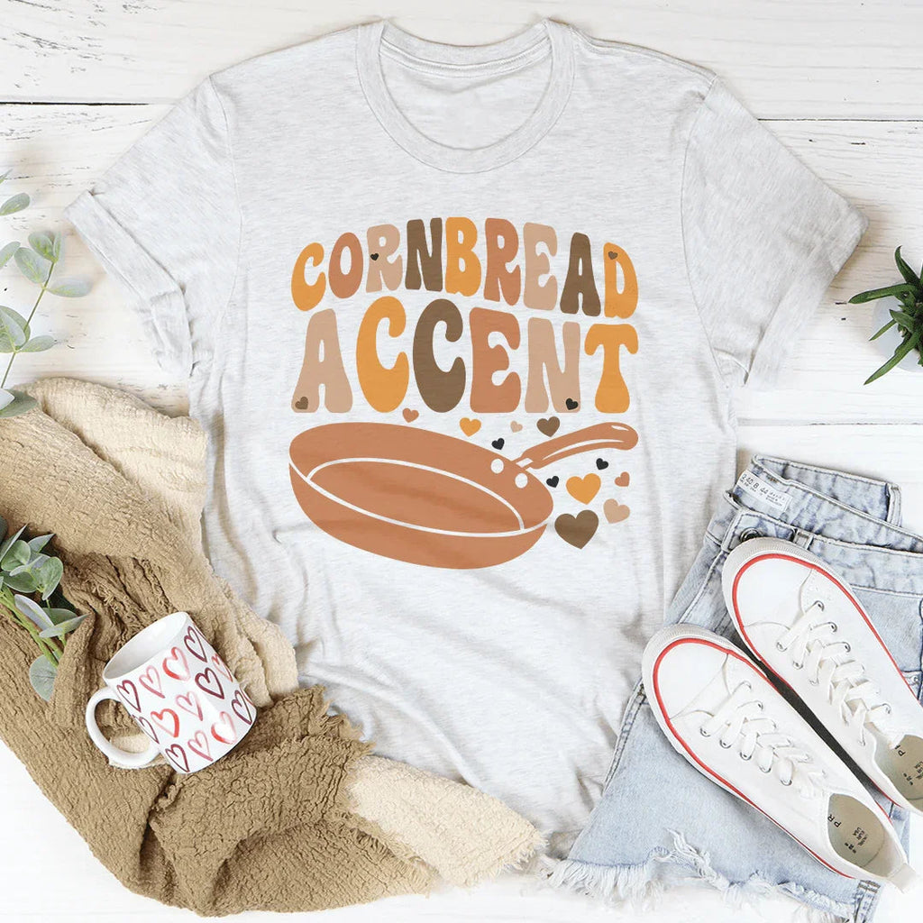 Cornbread Accent Tee Peachy Sunday