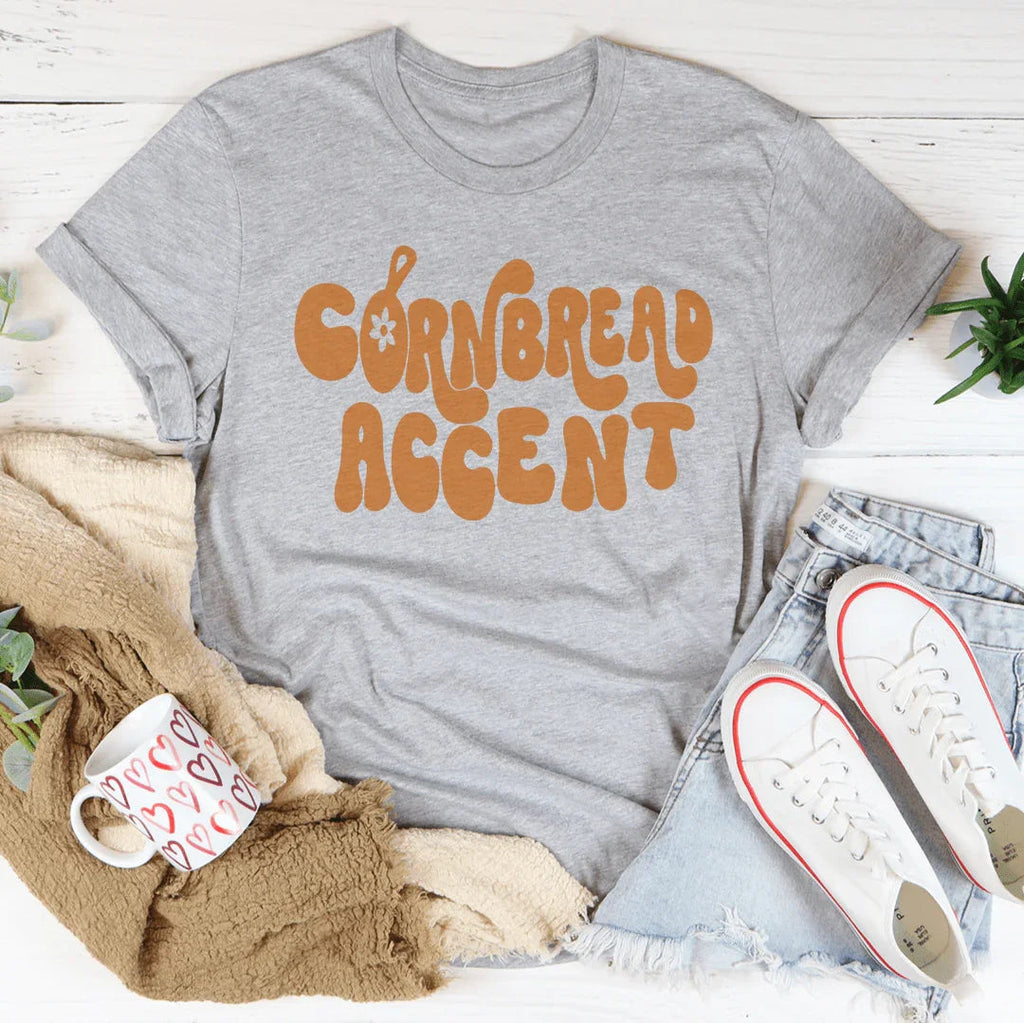 Cornbread Accent Tee Peachy Sunday