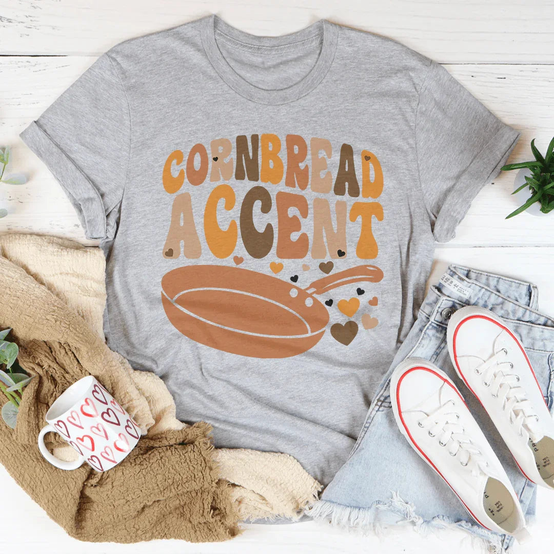 Cornbread Accent Tee Peachy Sunday