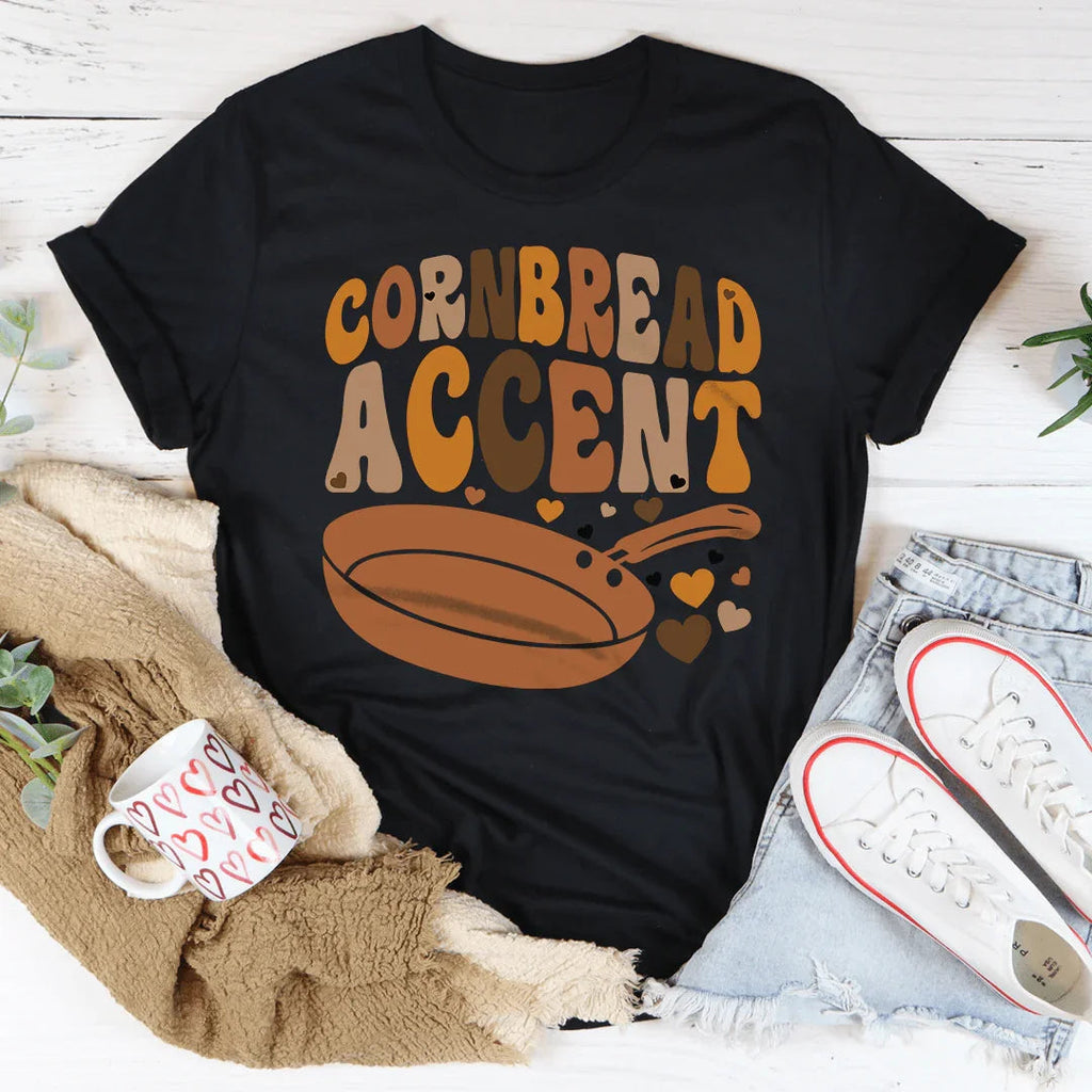 Cornbread Accent Tee Peachy Sunday