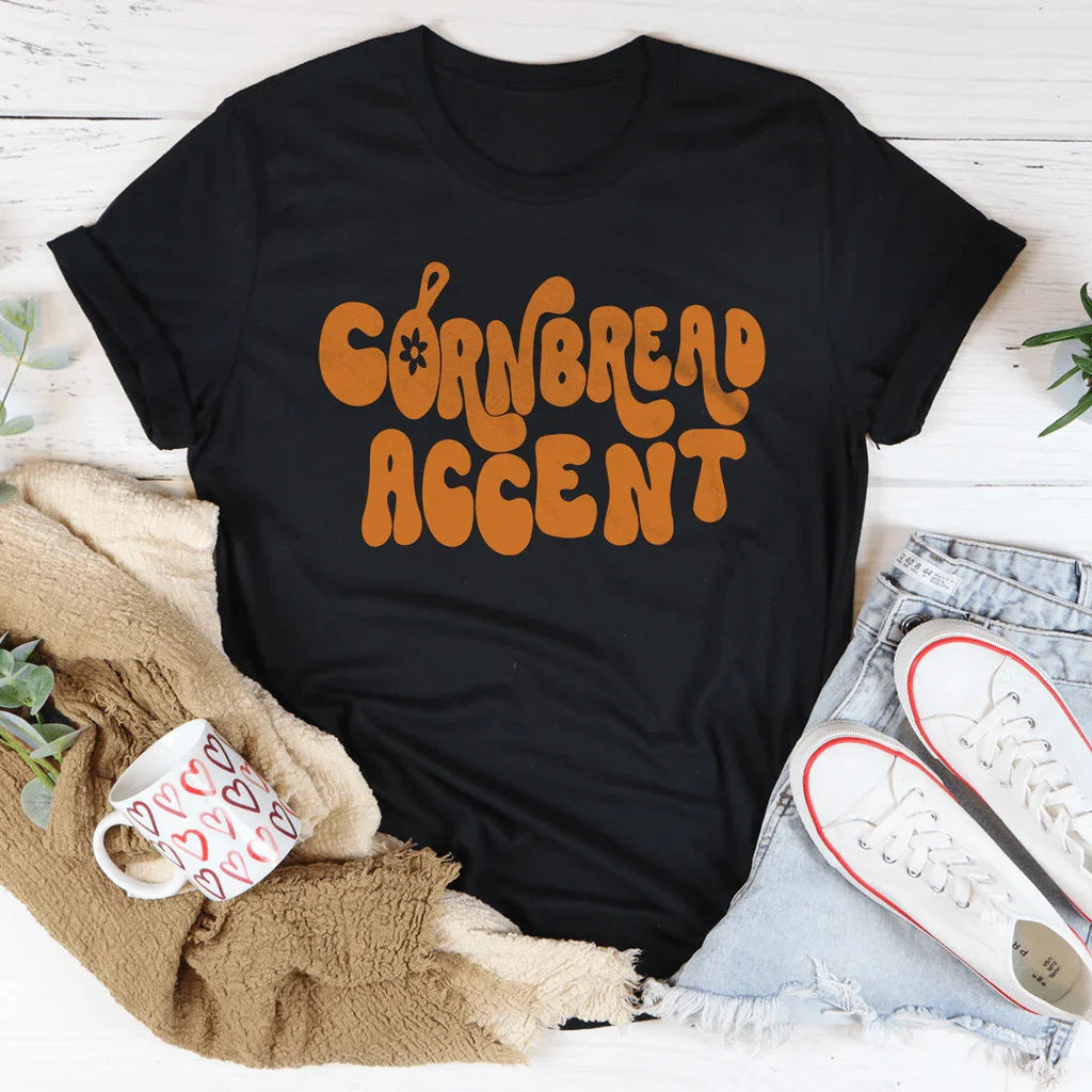 Cornbread Accent Tee Peachy Sunday