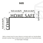 Wooden Corner Quote – Come Home Safe