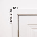 Wooden Corner Quote – Love You, Bye