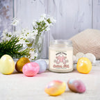 Cotton Blossom Candle - Fresh Lavender Cotton Scented Soy Candle, Home Spa BandsCo Straps