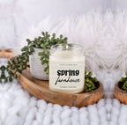 Cotton Blossom Soy Candle Fresh Lavender Cotton Spa Scent For Home BandsCo Straps