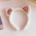 Cotton Cat's ears Autumn Winter 1Pc Plush Soft Warm Headband Hair Band Headwear for Women Girl Mix Styling Gorgeous Hair Accessories For Women Stevvex