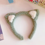 Cotton Cat's ears Autumn Winter 1Pc Plush Soft Warm Headband Hair Band Headwear for Women Girl Mix Styling Gorgeous Hair Accessories For Women Stevvex