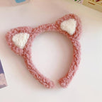 Cotton Cat's ears Autumn Winter 1Pc Plush Soft Warm Headband Hair Band Headwear for Women Girl Mix Styling Gorgeous Hair Accessories For Women Stevvex