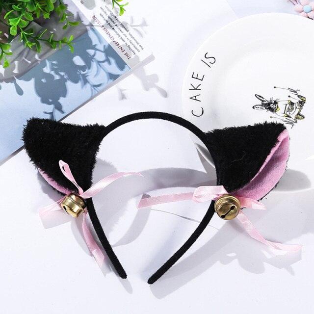 Cotton Cat's ears Autumn Winter 1Pc Plush Soft Warm Headband Hair Band Headwear for Women Girl Mix Styling Gorgeous Hair Accessories For Women Stevvex