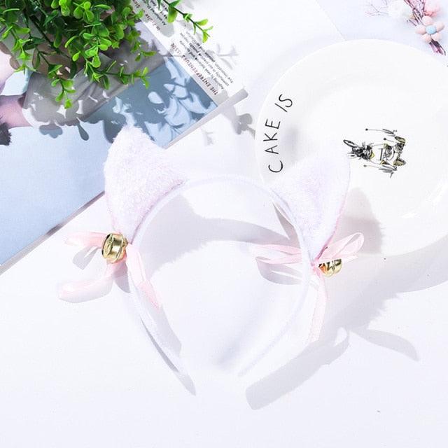 Cotton Cat's ears Autumn Winter 1Pc Plush Soft Warm Headband Hair Band Headwear for Women Girl Mix Styling Gorgeous Hair Accessories For Women Stevvex