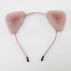 Cotton Cat's ears Autumn Winter 1Pc Plush Soft Warm Headband Hair Band Headwear for Women Girl Mix Styling Gorgeous Hair Accessories For Women Stevvex