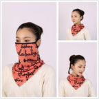 Cotton Women Mask Scarf Face Mascarillas Wraps Floral Print Lady Warm Neck Scarves Foulard Bandana Reusable Outdoor Riding Masks Scarf Neck Gaiter Headwear Headband Head Wrap Scarf Mask Neck Ear Warmers Headbands Perfect Bandana