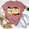 Country As Cornbread Tee Peachy Sunday