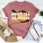 Country As Cornbread Tee Peachy Sunday