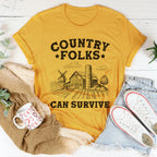 Country Folks Can Survive Tee Peachy Sunday