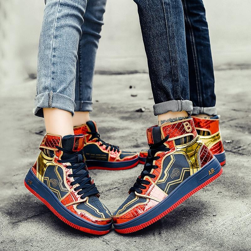 Couple Fashion High Quality Mens Sneakers Women Classic Multicolor Casual Shoes Spring Autumn Vulcanized Mens Sports Walking Jogging Non Slip Athletic Mens Sneakers Stevvex