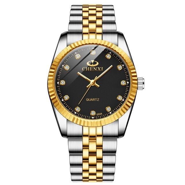 Couples Quartz Men Watch Women Valentine Gift Clock Watches Waterproof Sports Mechanical Watch Stainless Steel Strap Men's Mechanical Wrist Watch For Men Stainless Steel Band Stevvex