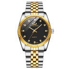 Couples Quartz Men Watch Women Valentine Gift Clock Watches Waterproof Sports Mechanical Watch Stainless Steel Strap Men's Mechanical Wrist Watch For Men Stainless Steel Band Stevvex