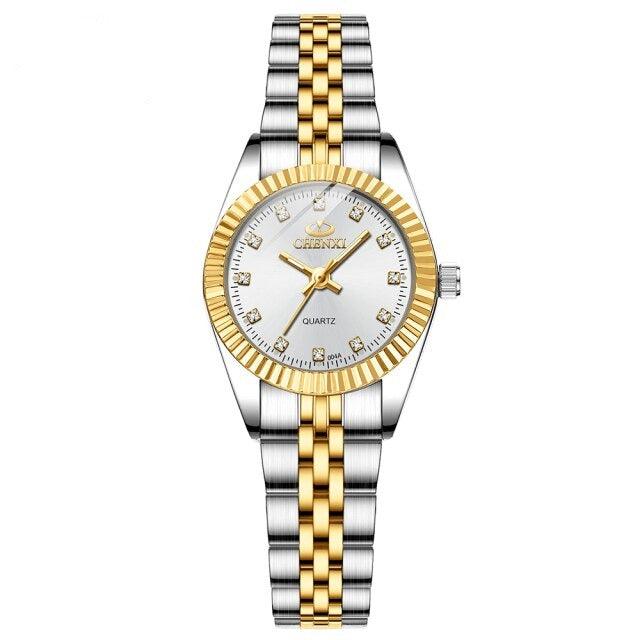 Couples Quartz Men Watch Women Valentine Gift Clock Watches Waterproof Sports Mechanical Watch Stainless Steel Strap Men's Mechanical Wrist Watch For Men Stainless Steel Band Stevvex